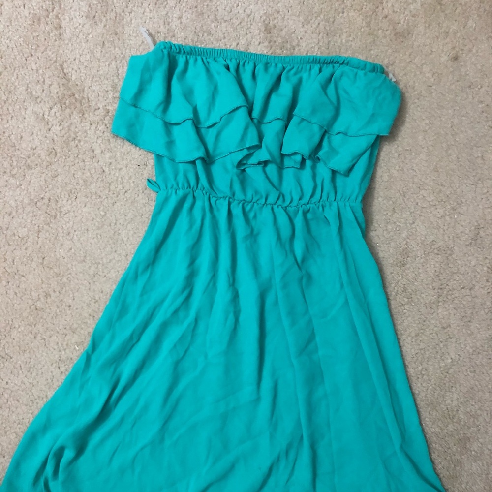 Teal dress